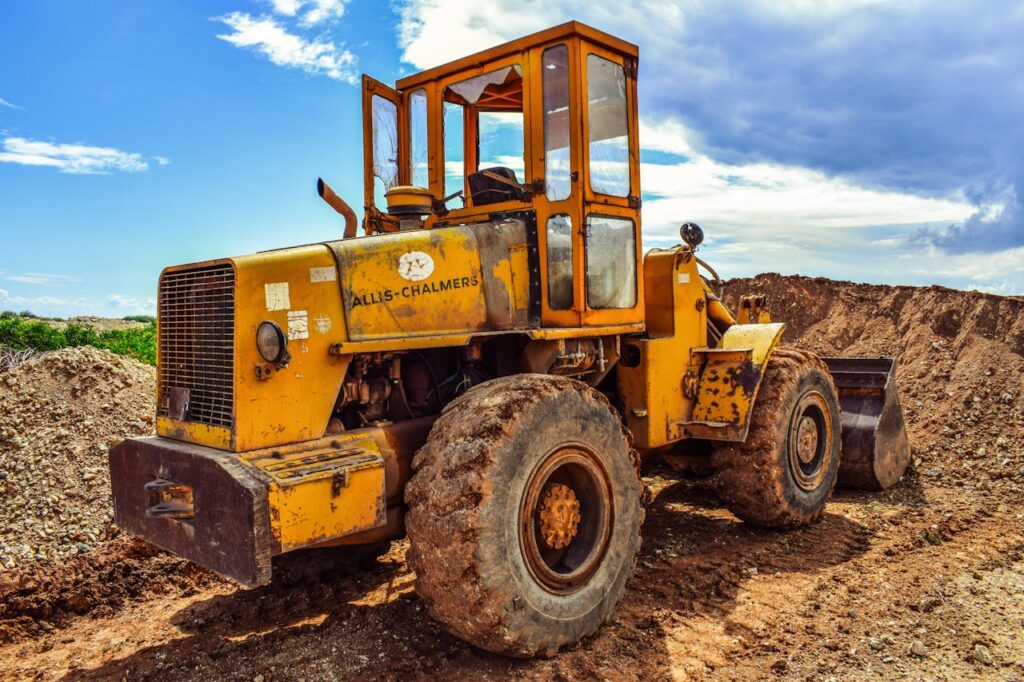 Yellow Front-loader